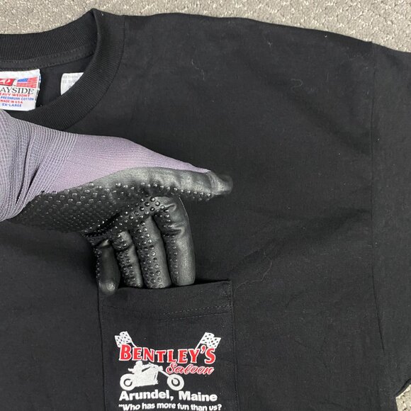 NEW Bentley's Saloon T Shirt Men's 2XL Black Cotton Motorcycle Cars - Picture 5 of 9